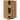 Apothekerskast 30x41x77,5 cm bewerkt hout artisanaal eikenkleur
