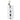 Apothekerskast 30x41x118 cm bewerkt hout wit