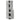 Apothekerskast 30x41x144,5 cm bewerkt hout betongrijs