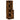 Apothekerskast 30x41x144,5 cm bewerkt hout gerookt eikenkleurig
