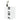 Apothekerskast 40x41x77,5 cm bewerkt hout wit