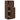 Apothekerskast 40x41x118 cm bewerkt hout bruin eikenkleurig