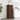 Apothekerskast 40x41x118 cm bewerkt hout bruin eikenkleurig