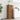 Apothekerskast 40x41x118 cm bewerkt hout artisanaal eikenkleur