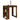 Bartafel 102x70x103,5 cm bewerkt hout gerookt eikenkleurig