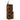 Apothekerskast 40x41x144,5 cm bewerkt hout gerookt eikenkleurig