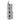 Apothekerskast 40x41x174,5 cm bewerkt hout betongrijs