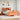Bed met boekenkast zonder matras grenenhout wasbruin 160x200 cm