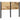 Hoofdeinde 140 cm massief hout mango en ijzer