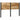 Hoofdeinde 160 cm massief hout mango en ijzer