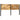 Hoofdeinde 200 cm massief hout mango en ijzer