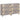 Dressoir 2 pcs Grijs 60 x 33.5 x 75 cm Massief mangohout