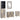 Badkamermeubelset met lade 4 pcs Grijs 62 x 33 x 58 cm