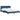 Bed met matras "Hanko" stof blauw 160x200 cm