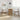 Eettafel 80x80x75 cm bewerkt hout artisanaal eikenkleurig