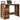 Bureau 102x76x50 cm bewerkt hout oud houtkleurig