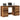 Schrijftafel 140x50x77 cm bewerkt hout oud houtkleurig