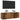 Tv-wandmeubel 100x30x30 cm bewerkt hout oud houtkleurig