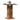 Bistrotafel 60x60x75 cm bewerkt hout oud houtkleurig