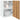 Hangkast Lyon 40x31x60 cm bewerkt hout artisanaal eikenkleur