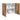 Hangkast Lyon 80x31x60 cm bewerkt hout oud houtkleurig