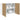 Hangkast Lyon 80x31x60 cm bewerkt hout artisanaal eikenkleur