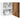 Hangkasten 2 st Lyon 50x31x60 cm bewerkt hout oud houtkleurig