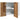 Hanghoekkast Lyon 57x57x60 cm bewerkt hout oud houtkleurig
