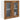 Keukenwandkast Lyon met glazen deur 60x31x60 cm oud houtkleurig
