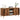Tv-meubel 102x35x50 cm bewerkt hout oud houtkleurig