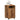 Kast met wielen 33x38x60 cm bewerkt hout oud houtkleurig