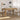Eettafel 140x74,5x76 cm bewerkt hout artisanaal eikenkleurig