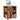Rolkast 60x53x72 cm bewerkt hout oud houtkleurig