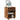 Rolkast 46x36x59 cm bewerkt hout oud houtkleurig