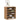 Schoenenkast 60x35x70 cm bewerkt hout artisanaal eikenkleur