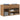 Schoenenbankje 80x30x45 cm bewerkt hout artisanaal eikenkleur