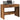 Bureau 101x50x76,5 cm bewerkt hout oud houtkleurig