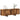 Tv-meubel 120x30x40,5 cm bewerkt hout oud houtkleurig