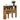 Hoofdbordkast 120x19x103,5 cm bewerkt hout oud houtkleurig