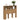 Hoofdbordkast 120x19x103,5 cm bewerkt hout artisanaal eiken