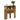 Hoofdbordkast 100x18,5x102,5 cm bewerkt hout oud houtkleurig