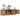 Tv-meubel 102x35x36,5 cm bewerkt hout artisanaal eikenkleur