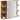 Spiegelkast met LED-verlichting 70x16,5x60 cm oud houtkleurig