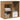 Cosmeticakast 80x40x75 cm bewerkt hout artisanaal eikenkleur