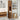Badkamerkast 30x30x190 cm bewerkt hout oud houtkleurig