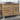 Wastafelkast 80x33x60 cm bewerkt hout artisanaal eikenkleur