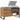 Platenkast 84,5x38x48 cm bewerkt hout artisanaal eikenkleur