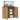 Aquariumstandaard 81x36x73cm bewerkt hout artisanaal eikenkleur