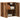 Wandkast 60x31x60 cm bewerkt hout oud houtkleurig