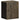 Badkamerkast wandgemonteerd 38x33x48 cm massief mangohout zwart